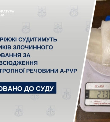 У Запоріжжі за збут психотропів судитимуть учасників злочинної групи, - прокуратура