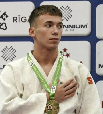 17-річний дзюдоїст зі Львівщини здобув перемогу на Кубку Європи в Латвії