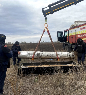 Волинські сапери на Харківщині знешкодили гігантський боєприпас 