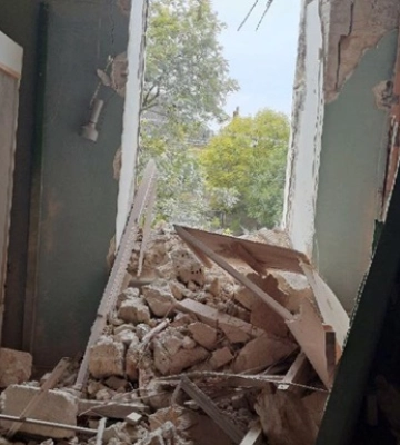 Рашисти обстріляли один із музеїв Херсона: будівлю пошкоджено. ВIДЕО