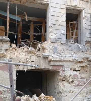 Росіяни зруйнували третину будівлі Херсонського обласного краєзнавчого музею