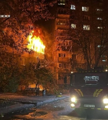 Обстріл Запоріжжя: рятувальники повідомили про наслідки