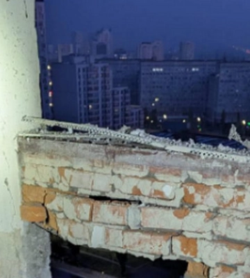 Будинок Стефанишиної в Києві зазнав ушкоджень через уламок дрона