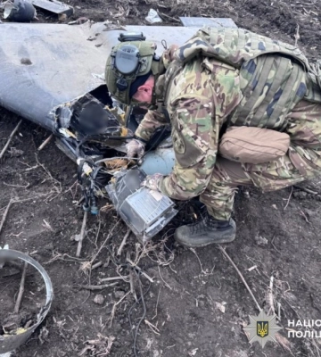 На Кіровоградщині вибухотехніки поліції знищили бойову частину ворожого дрона