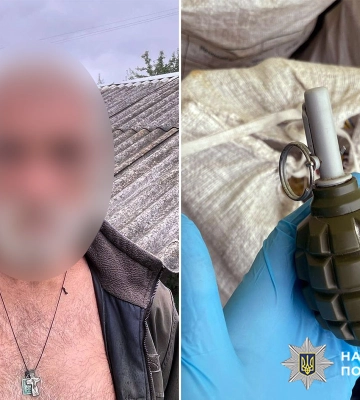 На Хмельниччині затримано пенсіонера, який погрожував підірвати бойову гранату в магазині