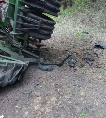 На Харківщині трактор підірвався під час робіт у полі — поранень зазнав тракторист