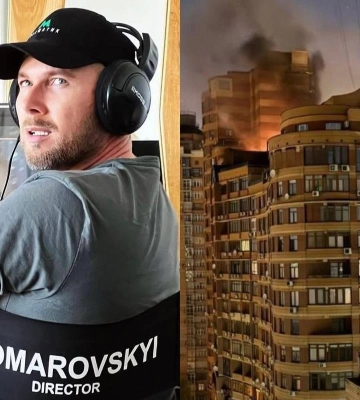 Дом известного украинского режиссера пострадал во время атаки россиян по Киеву