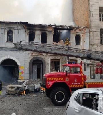 Внаслідок обстрілів Харківщини загинули цивільний і рятувальник