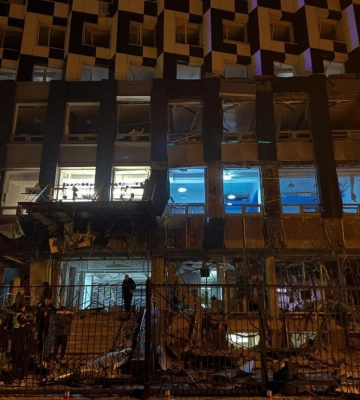 Через дронову атаку у Києві пошкоджена синагога