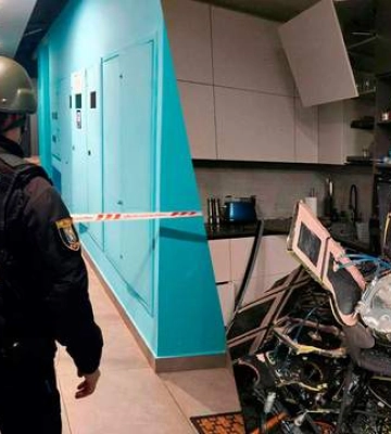 В Киеве два "Шахеда" залетели прямо в квартиры: полиция показала фото