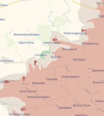 Российские войска продвинулись около двух населенных пунктов в Днепропетровской области — карты DeepState