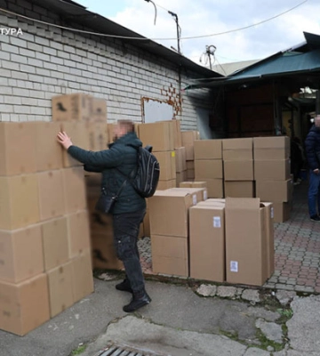 У Дніпрі вилучили контрафактні цигарки на суму майже 10 мільйонів гривень