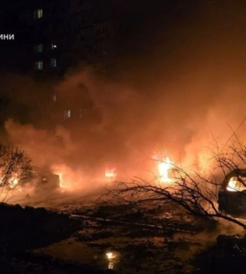 10 вибухів за дев'ять хвилин: Чугуївщину атакували російські БпЛА