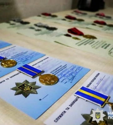 Бійців стрілецького батальйону Рівненщини відзначили нагрудними знаками ЗСУ