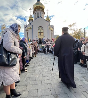 Митрополит Іларіон освятив новозбудований храм ПЦУ у Рівному