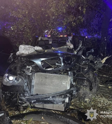На Львівщині перекинувся BMW