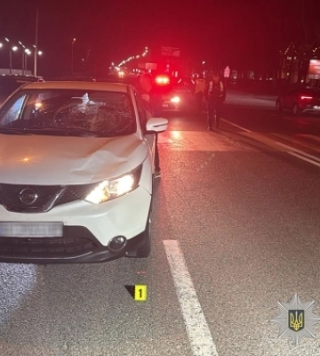 На Львівщині водій наїхав на 82-річного велосипедиста: потерпілий помер у лікарні
