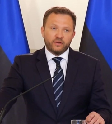 Глава МЗС Естонії прибув із візитом до Києва