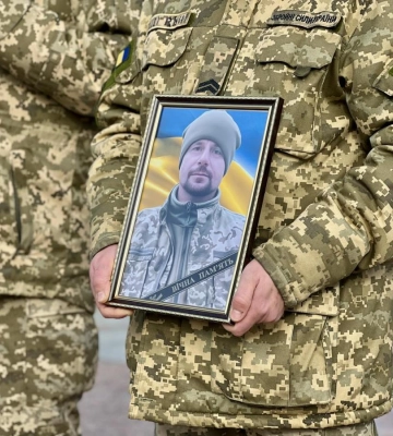 Попрощалися з військовим Олександром Цимбалом у Рівному
