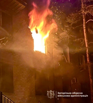 У Запорізькій ОВА уточнили, що росіяни вдарили "шахедом" по одному з закладів освіти