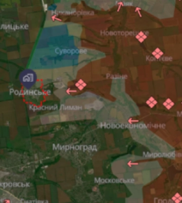 В "Азове" опровергли российский фейк об оккупации Родинского в Донецкой области