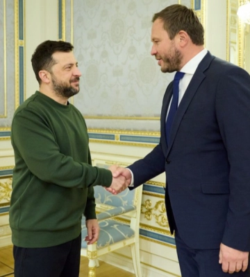 Зеленский обсудил с главой МИД Эстонии оборонную поддержку Украины