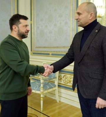 Оборонні проєкти та ветеранська політика: Зеленський зустрівся з главою Міноборони Хорватії Анушичем