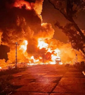 ССО атакували склад палива і нафтобазу в Луганській області