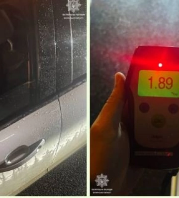 Алкоголю в 10 разів вище норми: у Луцьку п’яну жінку спіймали за кермом авто