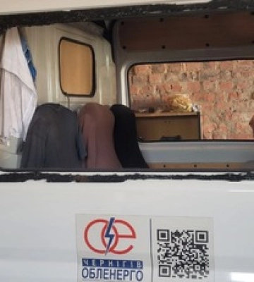 На Черниговщине россияне атаковали работников облэнерго во время выполнения работ