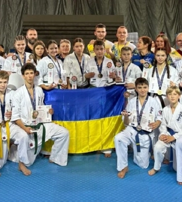 Збірна України з кіокушинкай карате посіла перше місце на турнірі у Грузії