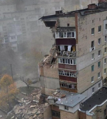 У Хмельницькому через вибух обвалилася частина багатоповерхівки