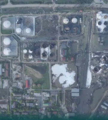 "Панцирь" не спас: появились спутниковые снимке последствий удара по нефтетерминалу в Крыму