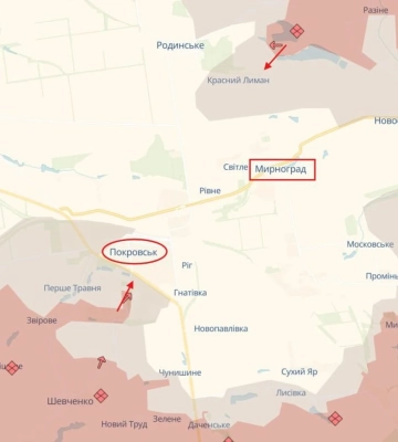 Угруповання військ «Схід»: Окупанти прорвалися на околиці Мирнограда