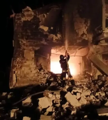 Росіяни вдарили дронами по місту на Київщині, КОВА показала наслідки