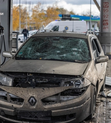 В Сумах дрон РФ ударил по автозаправке: есть пострадавшие