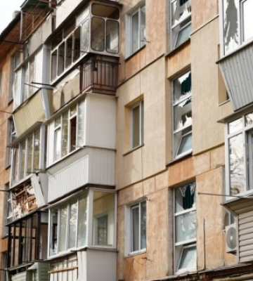У чотирьох районах Київщини зафіксували пошкодження внаслідок російської атаки