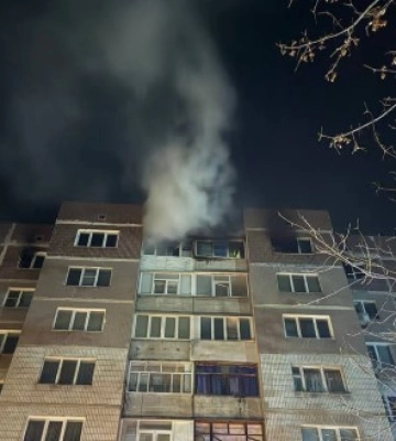 Щонайменше 6 багатоповерхівок пошкоджені внаслідок удару «шахеду» в Сумах