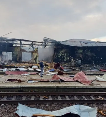«Укрзалізниця» повідомила про пошкодження інфраструктури в двох областях через удари РФ