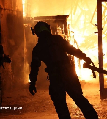Вночі росіяни атакували обласний центр та райони Дніпропетровщини