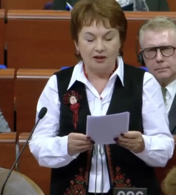 Депутатка Рівненської облради емоційно виступила у Страсбурзі (ВІДЕО)