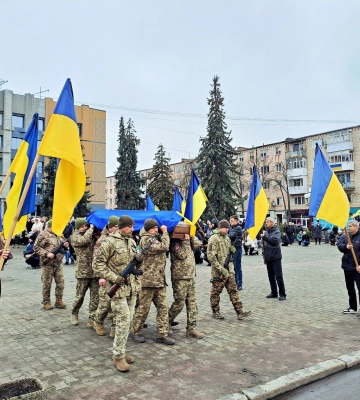 На Волині в останню путь провели 18-річного Героя Дмитра Приймачука