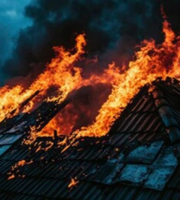 У Березному під час пожежі врятували чоловіка з будинку
