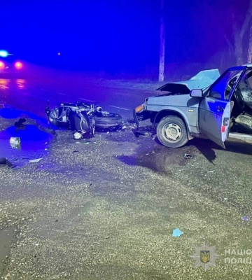 У Білгород-Дністровському районі в ДТП загинули два підлітки: мотоцикл зіткнувся з легковиком