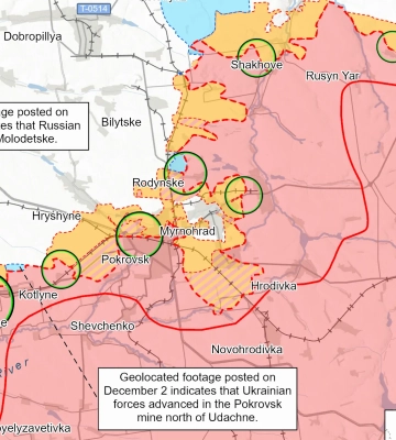 Українська армія просунулася під Покровськом та Вовчанськом – ISW