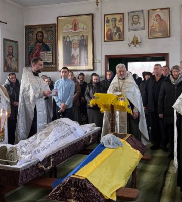 На Волині попрощались з військовослужбовцем Андрієм Шембергом