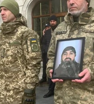 С военным ТЦК Юрием Бондаренко, убитым во время проверки документов, простились во Львове. ФОТОрепортаж