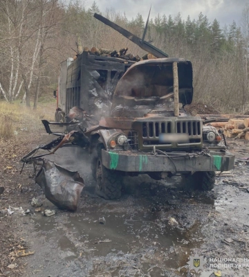 Двоє чоловіків загинули на Харківщині: ворожий БпЛА вдарив по вантажівці