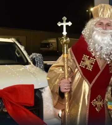 Святий Миколай прибув в Україну 