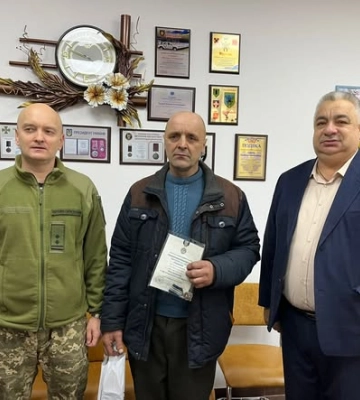 Військовий з Волині отримав нагороду від Головнокомандувача ЗСУ